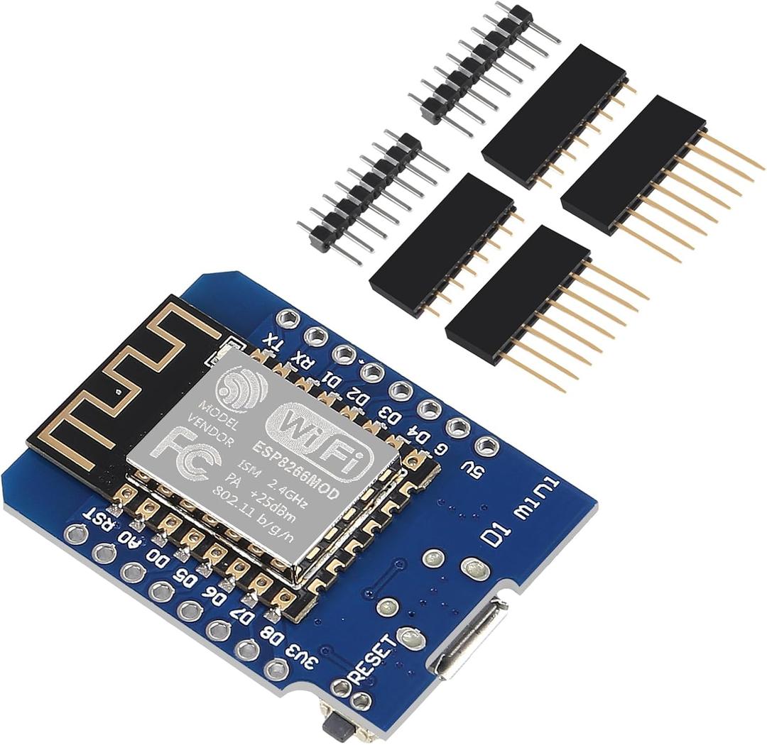 Aokin ESP8266 ESP-12F D1 Mini NodeMcu Lua 4MByte WLAN WiFi Internet Development Board for Arduino, Compatible with WeMos D1 Mini, 1 Pcs