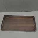 Bathroom Vanity Tray 11.8x5.9in of Acacia Wood - Elegant Organizer for Cosmetics, Jewelry, Perfume, Candle, Key - Premium Wood Tray for Bathroom, Kitchen, Countertop, Toilet Tank, Sink (Dark Brown)