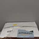 Dimmable LED Ceiling Light Fixture, 2700K-6000K 5CCT Modern Mid-Century Semi Flush Mount Ceiling Light, White Close to Ceiling Lamp for Bedroom, Living Room, Kitchen, Laundry Room, 15.7in