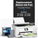 Waste Ink Pad Replacement with Reset Software for Ecotank ET-2850 ET-2760 ET-2750 ET-2700 ET2850 ET2760 ET2750 ET2700 2850 Printer, Maintenance Box with Reset Software