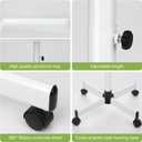 White Salon Tray, Salon Rolling Tray Cart with Wheels,White Tattoo Tray Adjustable Salon Color Tray Suitable for a Minimalist EnvironmentSuitable for Medical Tray, Dental Tray