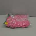 ZOMVA 2025 Women's Plus Sparkly Glitter Ruched Bodycon Midi Dress Wrap V Neck Sparkle Sequin Sexy Dress Cocktail Party Formal, Ruffle Short Sleeves, Rose Red, 0X