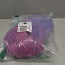 Edivd Rainbow Wig for Kids Long Colorful Middle Part Wig for Girls Multi-color Wavy Curly Wigs for Children Purple Pink Wigs Heat Resistant Synthetic Hair with Cap