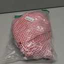 maxmill Rectangle Checkered Tablecloth Waterproof Spillproof Wrinkle Resistant Buffalo Plaid Heavy Weight Table Cloth Gingham Table Cover for Christmas Parties Holiday Dinner, 52 x 70 Inch Red White