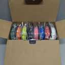 JAYO Matte PLA 3D Printer Filament Bundle 2KG, PLA Matte Filament 1.75mm Bulk, 8 Pack 250g Spool Filament (Black, White, Blue, Red, Pink, Orange, Light Yellow, Olive Green)