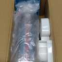 Rypet No Mess Bird Water Feeder Dispenser Set Automatic Bird Feeder for Cage Transparent Food Container for Cage Acrylic Parrot Seed Feeders Accessories for Small Birds Parrot Cockatoo Canary