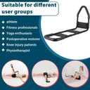 Hamstring Stretcher, Knee Extension Device, Adjustable Lower Back Stretcher, Calf Stretcher, Leg Stretcher and Hip Stretcher for Knee Pain Relief