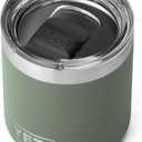 YETI Rambler 10 oz Stackable Lowball 2.0, Vacuum Insulated, Stainless Steel with MagSlider Lid, Green