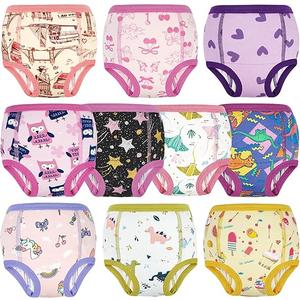 MooMoo Baby Potty Training Underwear Absorbent Toddler Training Pants for Boys and Girls 10 Packs Cotton Pee Pants, Size: 2T