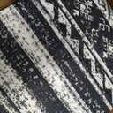 RUGSURE Washable Area Rugs 9' x 12' - 1/6 Thick - Moroccan-Inspired -Stain & Water Resistant Non-Slip - Resistant Rug for Living Room, Bedroom, Nursery, Pet & Child Friendly Morocco-black, 9' x 12' (Rectangular)