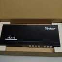 4K HDMI Matrix Switch 4x4, HDMI Matrix Switcher/Splitter 4 in 4 Out with Backlit Button, Support 4K@30Hz 4:4:4, IR Remote & RS232 Control, HDCP, EDID, RGB, YUV(Downscale 4K & 1080P Together)