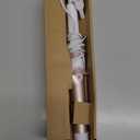 Conair Double Ceramic 1 ¼Inch Curling Iron with Claw Clip, 1 ¼ Inch Barrel Creates Loose Curls, Hair Curler for Use on Medium & Long Hair, White/Rose Gold