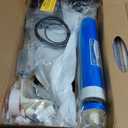 iSpring RCC7AK-BLK, NSF/ANSI 58 Certified, Alkaline 6-Stage Reverse Osmosis System with Stylish Black RO Faucet, pH+ Remineralization RO Water Filter System Under Sink