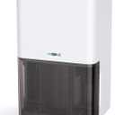 Uhome 30 Pint Dehumidifier - for Basement with Activated Carbon Filter,Ultra Quiet, Humidity Sensor, Auto Shut Off, Continuous Drainage Hose - Ideal Dehumidifiers for Home, 1500 Sq Ft Dehumidifiers