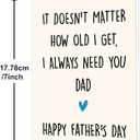3 x IDU Fathers Day Card, Funny Fathers Day Cards Gifts Decorations for Dad