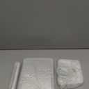 FUNTOUCH Rechargeable Lighted Mirrors for Makeup, 2000mAh, 10X Magnification/3 Color Lighting Portable Tabletop Cosmetic Make Up Mirror, 360 Rotation Led Light up Mirrors with Storage,White