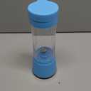 Portable Electric USB Juicer Blender Cup, Mini Blender for Shakes and Smoothies, Juice - 380ml, Six Blades, Blue