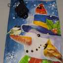 Lights Garden Flag,Double Sided Christmas LED Outdoor Christmas Yard Flag for Winter Outdoor Decoration (Multi_car, 28 * 40)