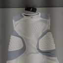 COOLOMG Youth Baseball Chest Protector Padded Compression Shirt Sleeveless Softball Football Lacrosse Rib Heart Sternum Guard (Small, White)