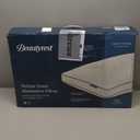 Beautyrest Deluxe Down Alternative Pillow  Queen Size  Medium Support for All Sleep Positions, Cooling InfiniCool Technology, Breathable & Removable Knit Cover, Premium Fiber-Blend Fill