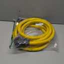 15FT NEMA 10-50P to 10-50R Extension Cord, ZDHQLHJ 3 Prong 10-50 Male Plug to 10-50 Female Receptacle Power Cord Adapter, for Industrial Dryer Welder Range Stove Oven, 50Amp, 250 Volts, 8AWG