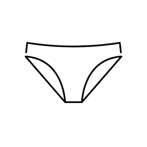 Women’s Satin Underwear Set – 4 Pack, Size S