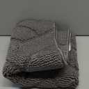 hicorfe Dirt Trapper Indoor Doormat,20"x31.5" Welcome Door mat,Non Slip Backing Washable Door Mats,Absorbent and Resistant Low-Profile Entrance Inside Floor Mat for Front Back Door and Entryway (Grey)