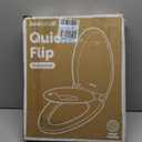 Jool Baby Quick Flip Toilet Seat with Built-in Potty & Splash Guard for Toddler Training, Slow Close (Elongated)