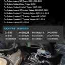 TAUTOY 21-5196 Power Steering Pump with Pulley 2.5L 2458CC Only For Subaru Forester 2010 2012 2013, Impreza 2011 2012 2013 2014,Legacy/Outback 2005 2006 20072008 2009,34430AG03A 34430FG000 96-5196