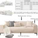 Solid Striped Textured Chenille Sofa Covers,Simple Striped Chenille Anti Scratch Couch Cover,Washable Anti-Slip Pet Couch Protector,Thin Chenille Couch Covers for Dogs,Pets,White-35"x28"/90X70cm