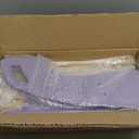 Reeple Wooden 2 Step Stool for Toddlers, Foldable 2Step with NonSlip Pads and Handles, Bamboo Step Stool for Kids Bathroom Sink and Potty Training, Kitchen Helper, Nursery Bedroom (Purple)