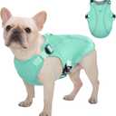 Kuoser Dog Cooling Vest, Puppy Cooling Coat,Breathable Cool Coat for Medium Dogs, Pet Jackets Reflective Summer Essentials Green M (M (Chest Girth:20.5''))