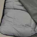 Topblan Weighted Blanket for Adults 12lbs, Soft Cooling Breathable Weighted Throw for Sleeping, Machine Washable Heavy Blanket with Glass Beads for Summer, Sofa Bed, 48"x72" Twin Size, Grey