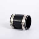 4 in ID Straight Silicone Hose Coupler with Stainless Steel Hose Clamps, 4 Silicone Coupling (102mm) High Temp 4-Ply Reinforced, 3inch Length