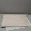 Stone Bath Mat Diatomaceous Earth Bath Mat (Beige) - Non-Slip, Absorbent, Quick-Dry, Easy-to-Clean for Bathroom & Shower - Soft Touch - Natural - 24x15 - Bathroom Accessories