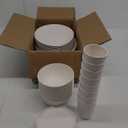 Wheat Straw Bowl And Plate Sets Of 40 With Cups For Kids - Unbreakable Plastic Dinnerware Sets Service For 8 - Microwave And Dishwasher Safe Dish Sets For Kitchen And Camping, White