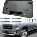 Front Bumper License Plate Frame Bracket Tag Holder Fits for 2021-2024 GMC Yukon Replace 84519625 GM1068253