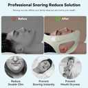 Anti Snore Chin Strap, Snore Stopper with Adjustable Velcro Chin Strap for Sleeping Comfortable Stop Snoring Solution Anti Snoring Devices Breathable and Reusable （Two Couple Outfits） (M)