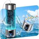 Upgrade 3-in-1 Hydrogen Water Bottle with Display - Industry TOP - 24-Hour Hydrogen Lock | 100% Leak-Proof Seal, Hydrogen Water Bottle Generator with Hydrogen Straw