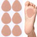 18 Pcs Metatarsal Foot Pads, Sole Serenity Foot Pad, Adhesive Forefoot Cushion Pad Felt Metatarsal Ball of Cushion Pads, Adhesive Forefoot for Pain Relief