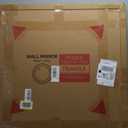 White Round Bathroom Mirror 30 Inch, White Wood Framed Circle Mirrors with Tempered Glass for Bedroom Living Room or Entryway Modern Wall Decor