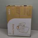 Portable Baby Swing, Pink Electric Infant Swing with 5 Speed Levels, 6 Songs & Timer  Battery-Powered Only (No Batteries Included) Pink and White