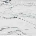 Home Dynamix Cozy Living Modern Marble Runner Anti-Fatigue Kitchen Mat, Non-Slip Floor Mat, Padded Standing Desk Mat, Grey/White, 17.5"x55"