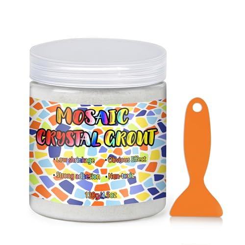 Mosaic Crystal Grout, Mosaics Tile Tools, Mosaic Tile Accessories, Essential for Handmade Grouting and Perfect for DIY Craft Projects (4.5oz): Amazon.com: Tools & Home Improvement