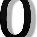 BetLight Large House Letter- 12 Inch High Rustproof Stainless Steel Distinguished Home Address Letter-Floating Designed Building Address Letter for the Modern Home/Letter O