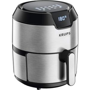 KRUPS 1510001480 EY401 4.2L Digital XL Air Fryer, 8 presets, Dishwasher safe, Removable Basket, Stainless Steel, 4.2 L