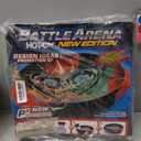 Spinning Top Toy Set with 17.8in Stadium, 6 Spinning Tops and Two Launchers