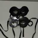 Masquerade Mask for Couples Women and Men - 3 Pack Venetian Gold and Black Lace, Mardi Gras Mask