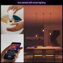 Philips Hue Essential Smart LED A19 Bulb, White and Color Ambiance, E26 Base, 8.8W, 2200K-6500K, 800 Lumens, Dimmable, Works with Alexa, Google, and Apple Home, 4-Pack