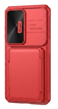 Vizvera for Samsung Galaxy S26 Ultra Case Wallet RFID [Cards Holder][Camera Cover][Edge Raised] Full Body Rugged Shockproof Silicone Phone Case for Galaxy S26 Ultra 6.9" 2026,Magenta